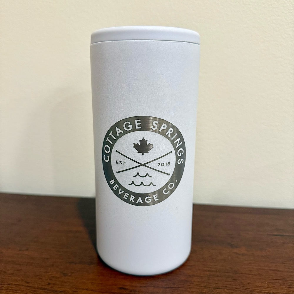 NEW! Cottage Springs Beverage Cooler - White - Picture 2 of 8